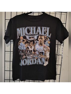 Game Changer 1981-1984 Black Michael Jordan Retro Style T-Shirt